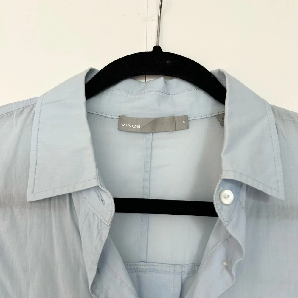 Vince Button Down Shirt - Light Blue - Picture 2 of 7